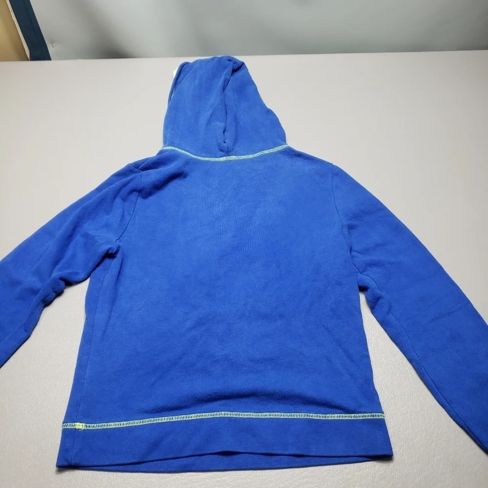justice girls size 14 blue and yellow share a smile sweater